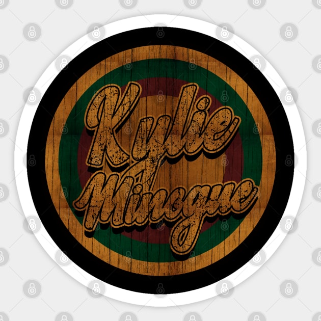 Circle Retro Kylie Minogue Sticker by Electric Tone